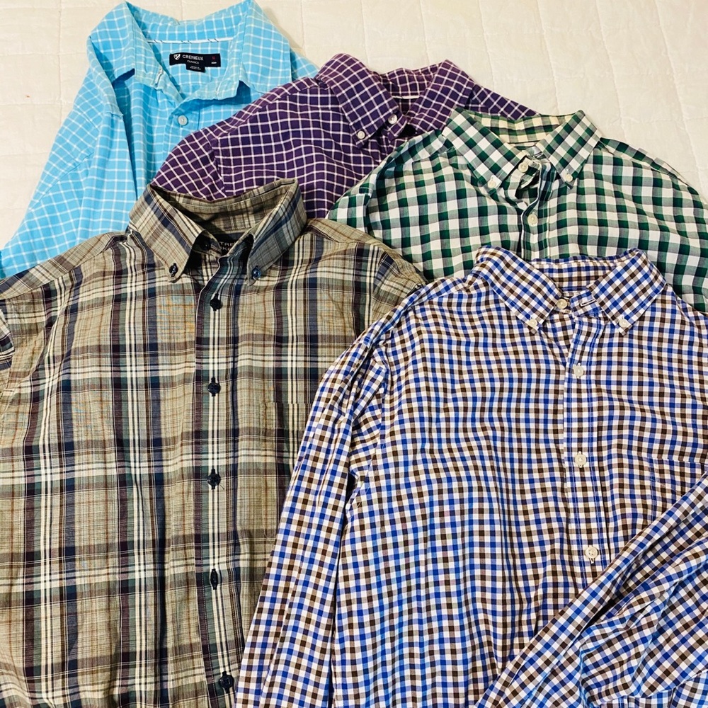Men’s Collared Shirts Size Medium Lot of 5 Shirts
